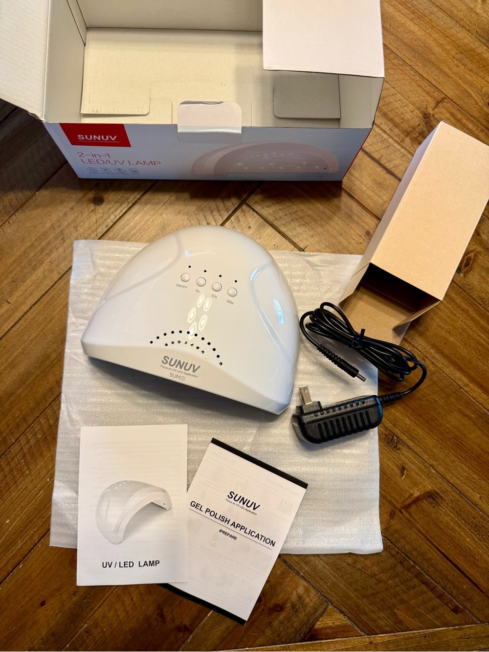 SUNUV White UV/LED Gel Nail Lamp - Fast Cure